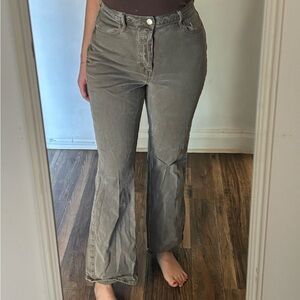 PacSun Brown Denim Flare Jeans